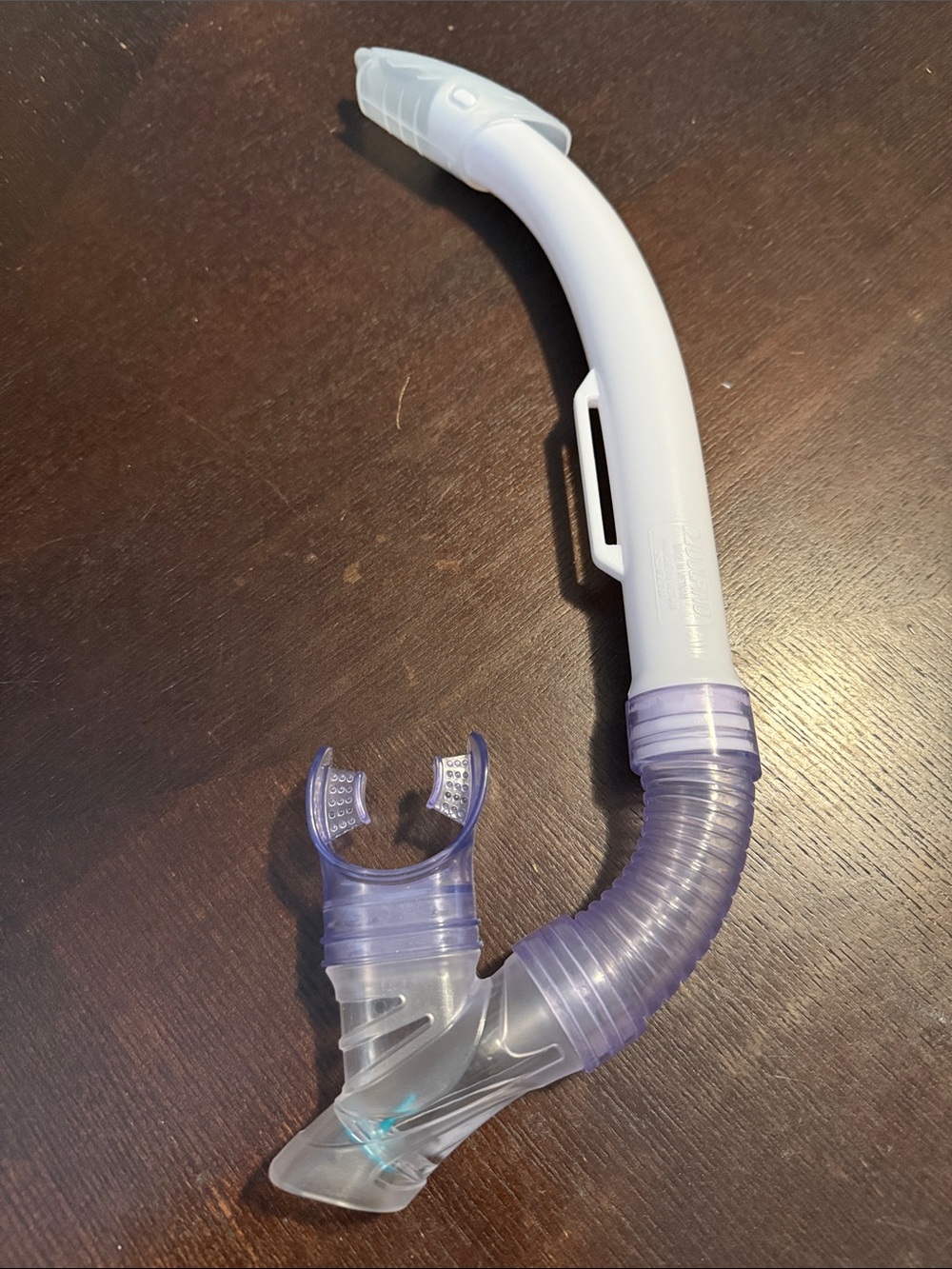 White Snorkel Breathing Tube